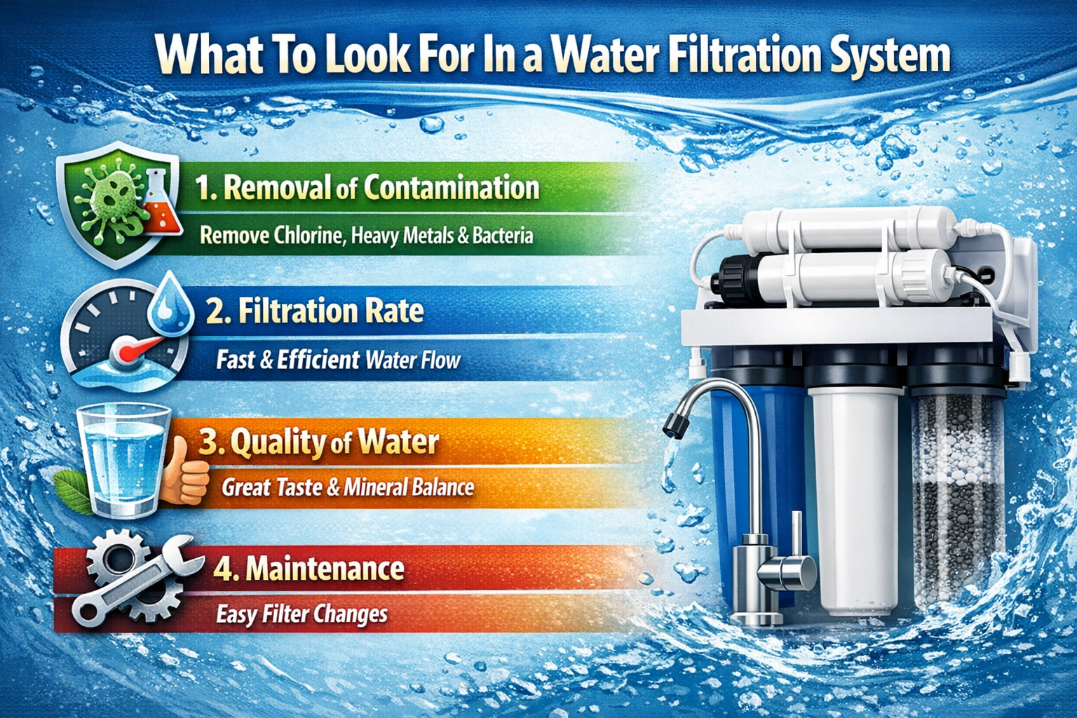 What To Look For In A Water Filtration System